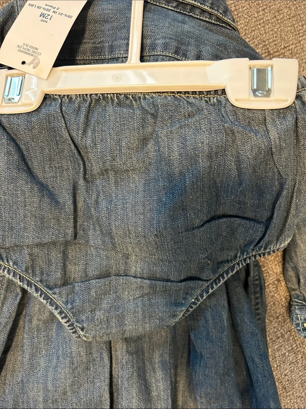 Ralph Lauren Denim Button-Front Dress with bottoms 50%OFF SEND OFFERS